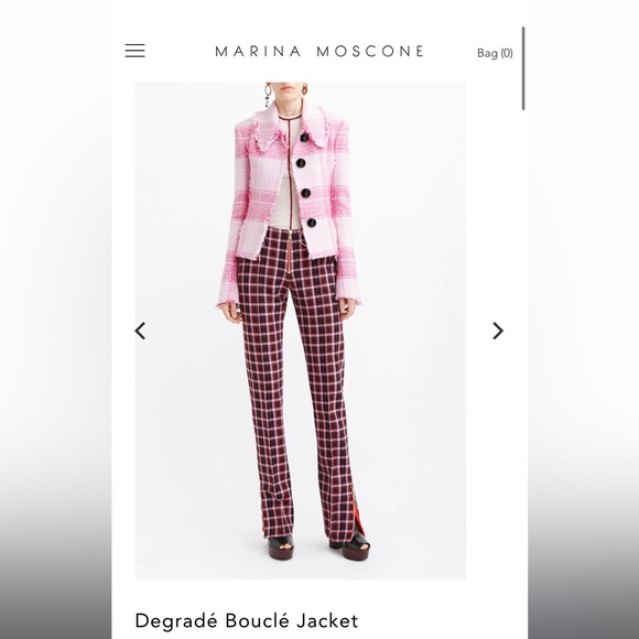 Marina Moscone Degrade’ Boucle’ Jacket - Picture 3 of 5